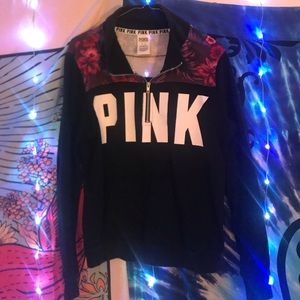 VS PINK Half-zip Pullover
